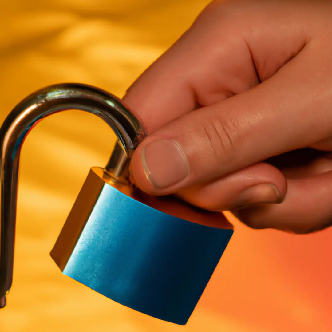 Hand with a padlock symbolizing safeguarding trade secrets and confidential information for startups.