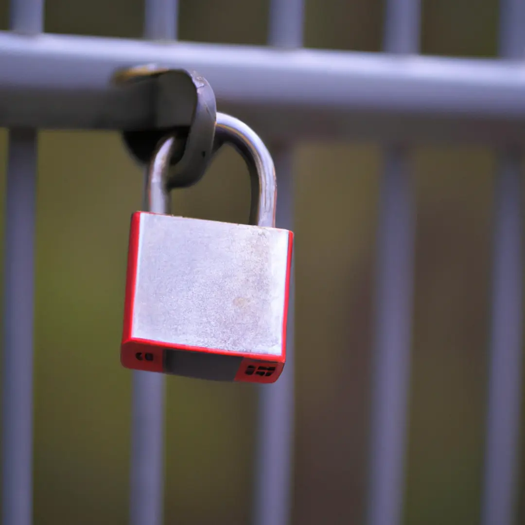 Secure padlock symbol representing data security for startups.