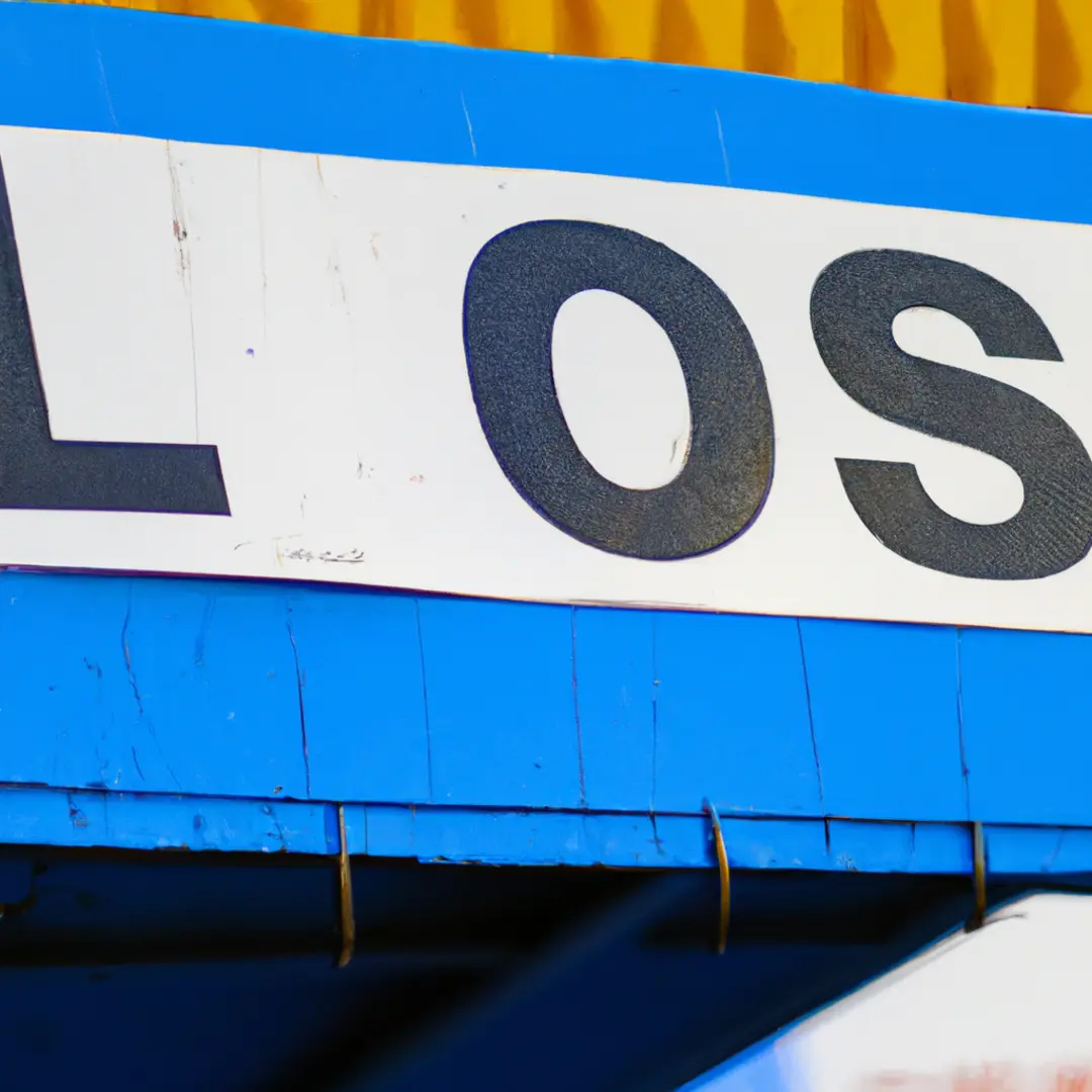 Close-up of a business license sign.