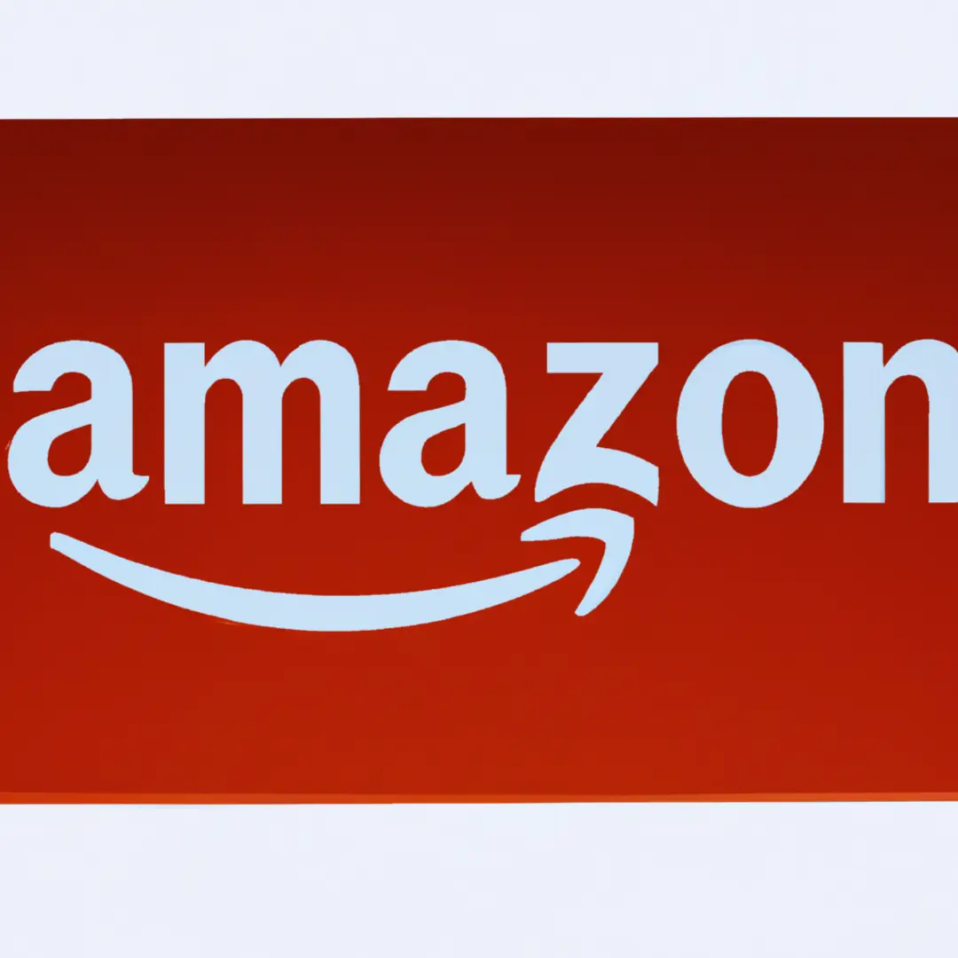 Amazon logo on white background