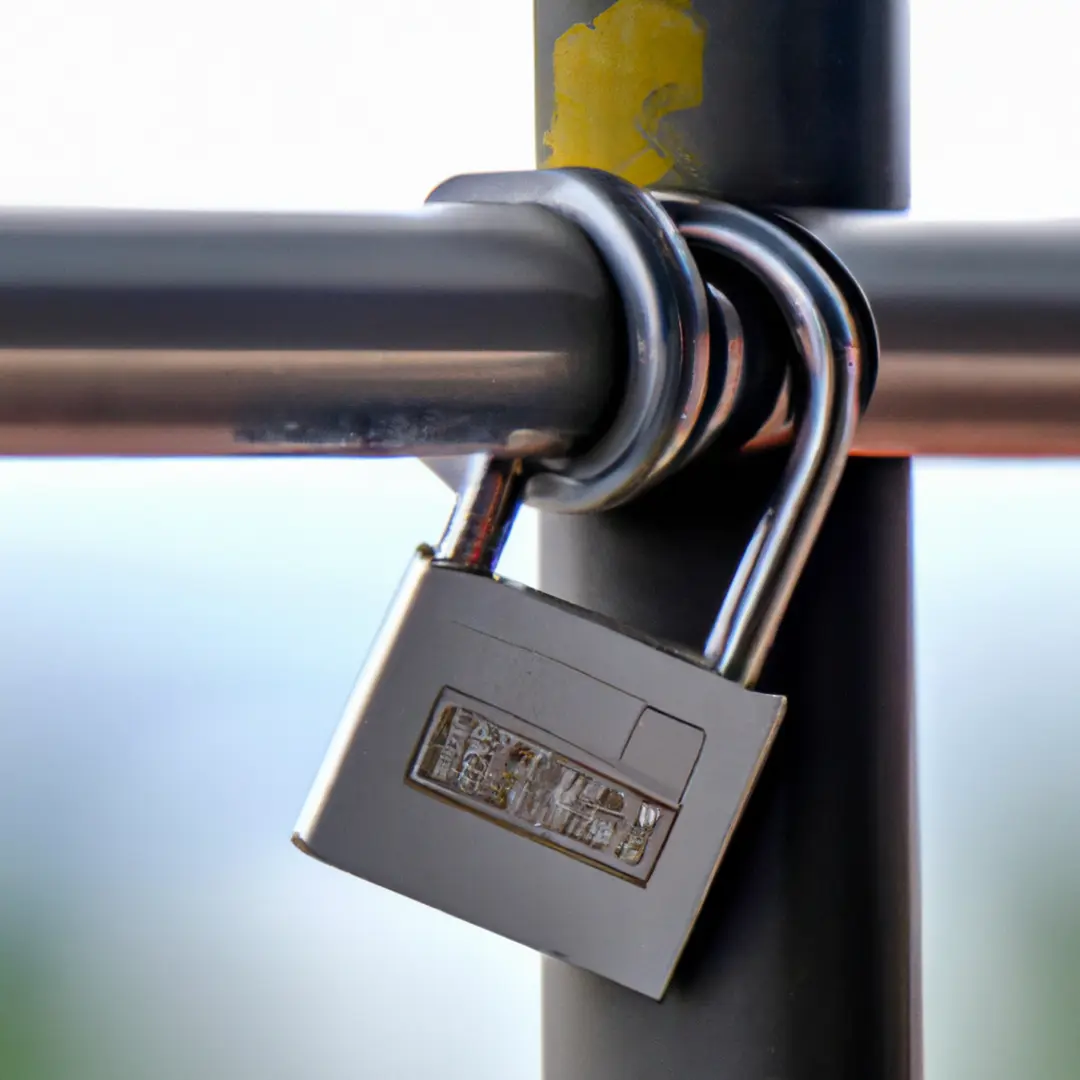 Minimalistic image of a locked padlock symbolizing the importance of safeguarding ideas and data with non-disclosure agreements.