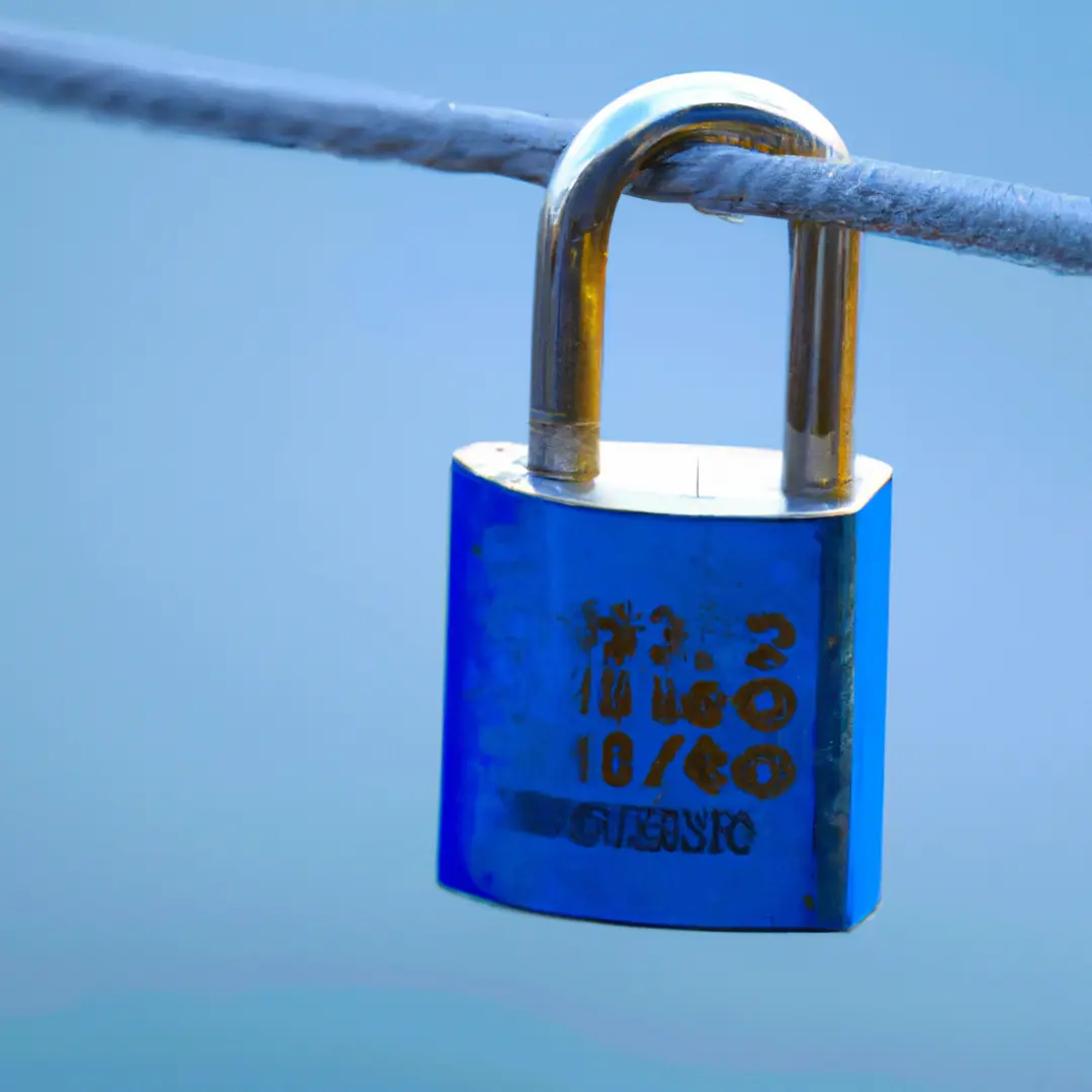 A padlock symbolizing the importance of following legal protocols when handling customer data for startups.