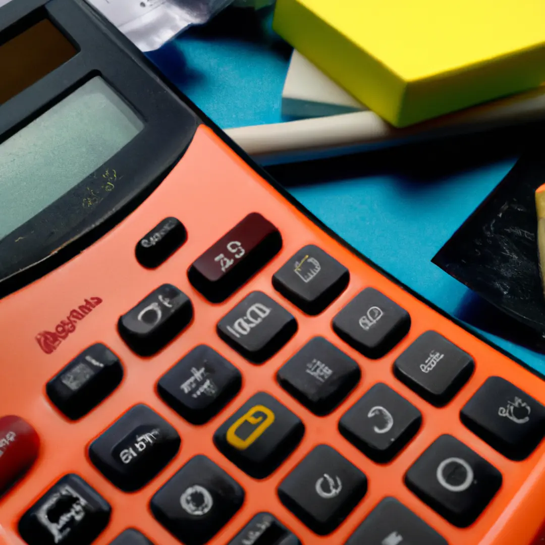 [Image: Simple calculator surrounded by different industry symbols]