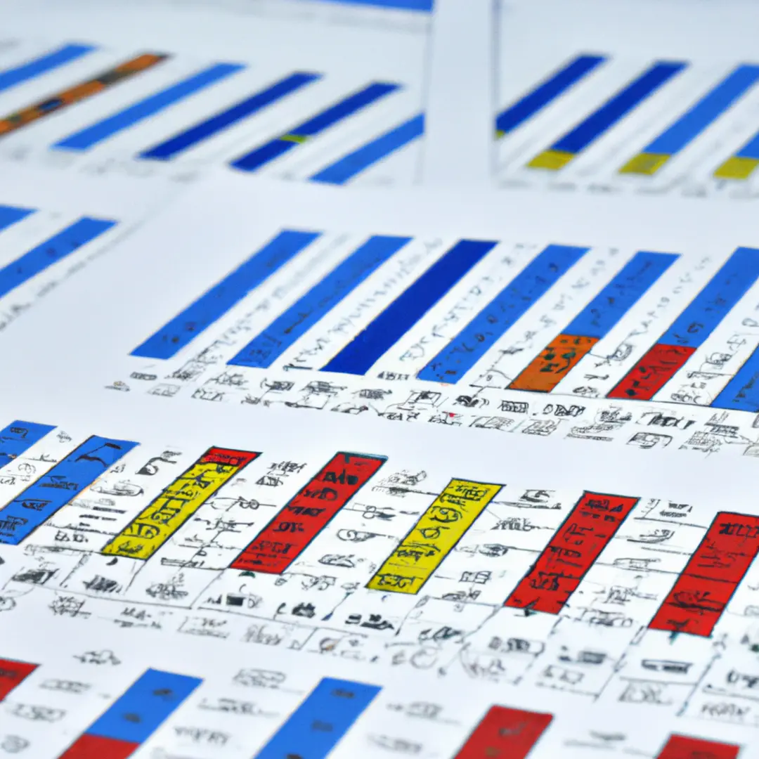 Graphs disassembling data, pivotal business analysis