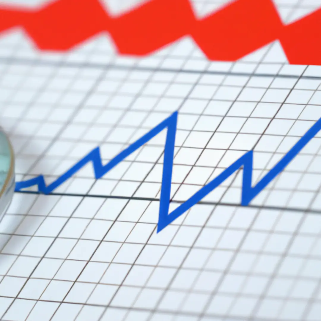 Graphs showing financial analysis of a business model