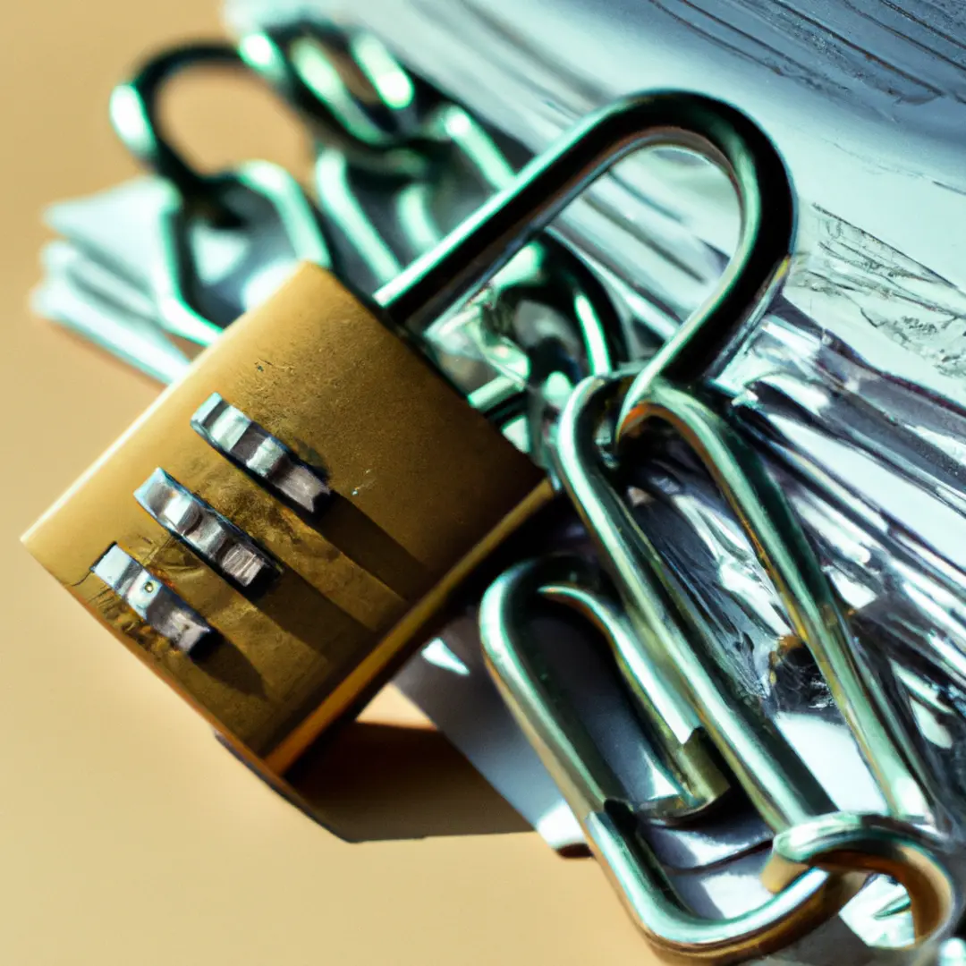 Stack of papers with a lock on top representing the importance of NDAs in protecting confidential information