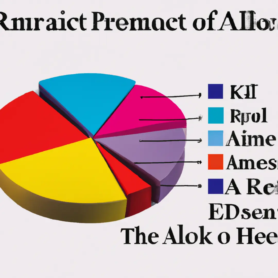 Image of a pie chart depicting different areas of economic allocation.