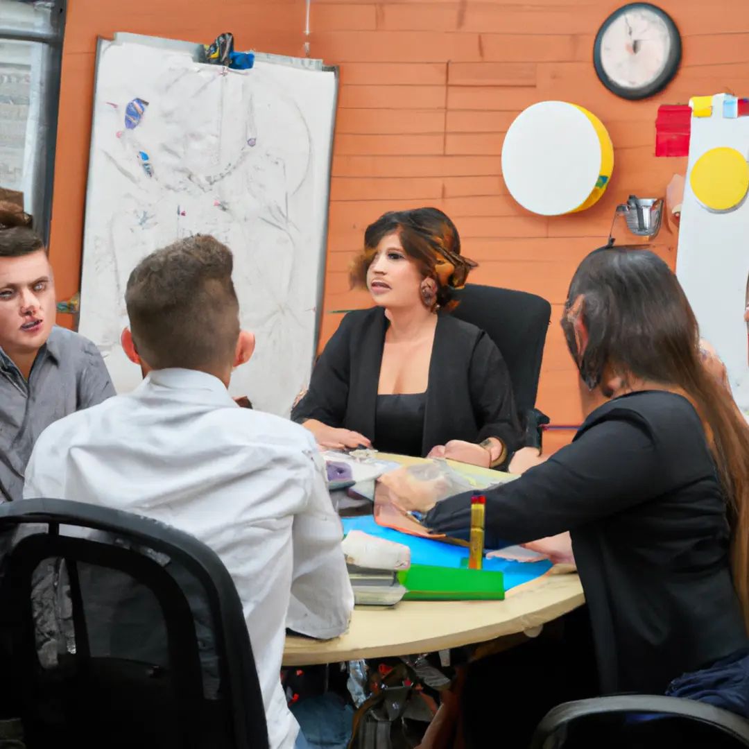 Startup team reviewing worker labor laws.