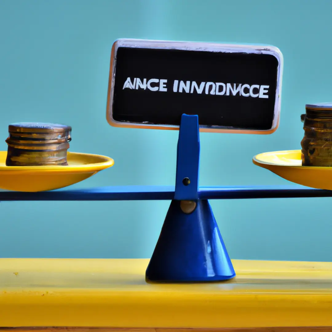 Image of a scale balancing coins representing Active Income vs. Passive Income