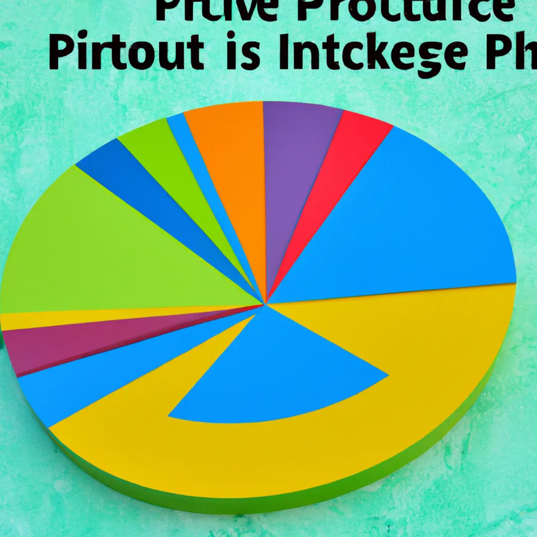 Pie chart illustrating the proportion of fixed and variable costs in a business budget.