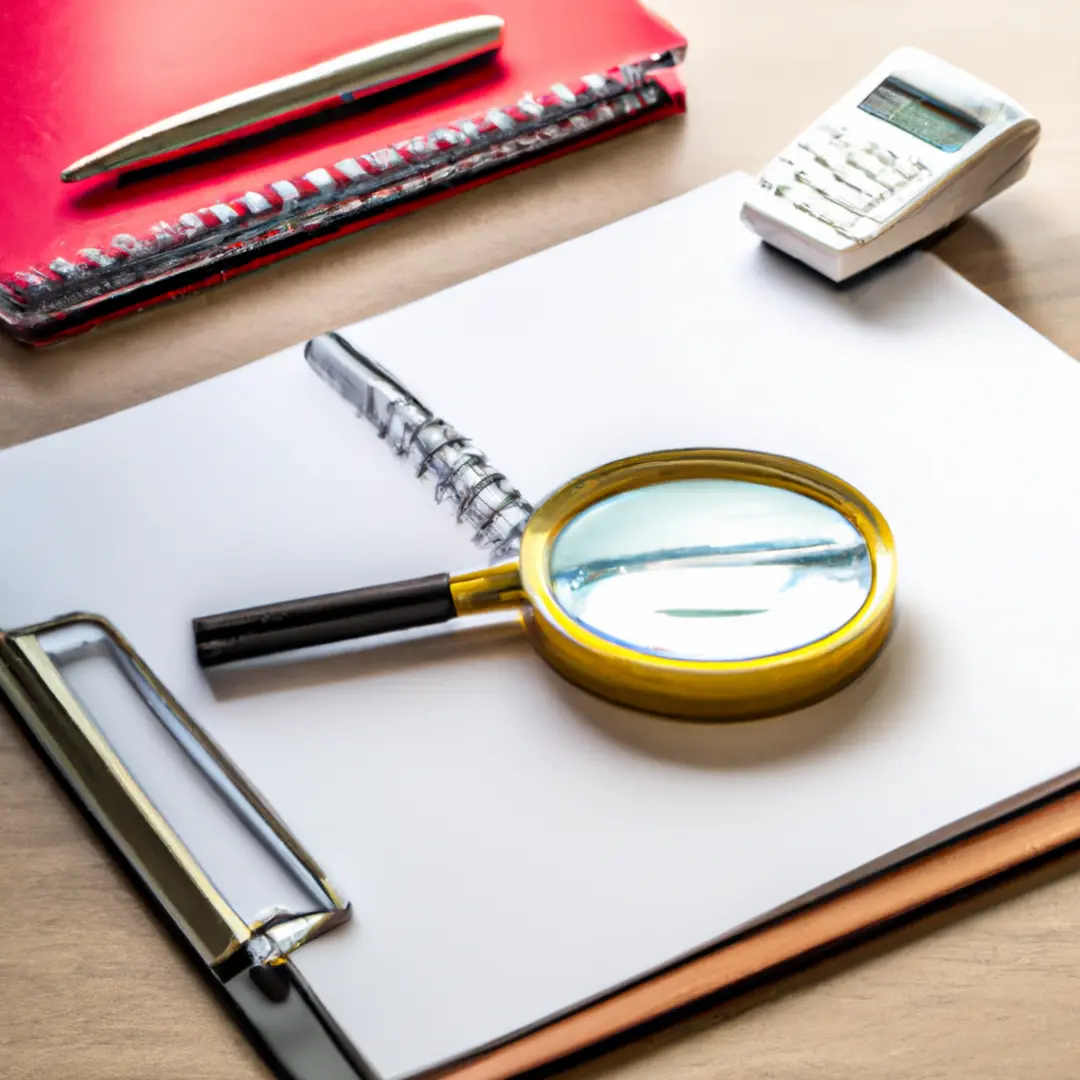 Legal document and pen on a desk with a magnifying glass - symbolizing the importance of legal factors in selling a startup.