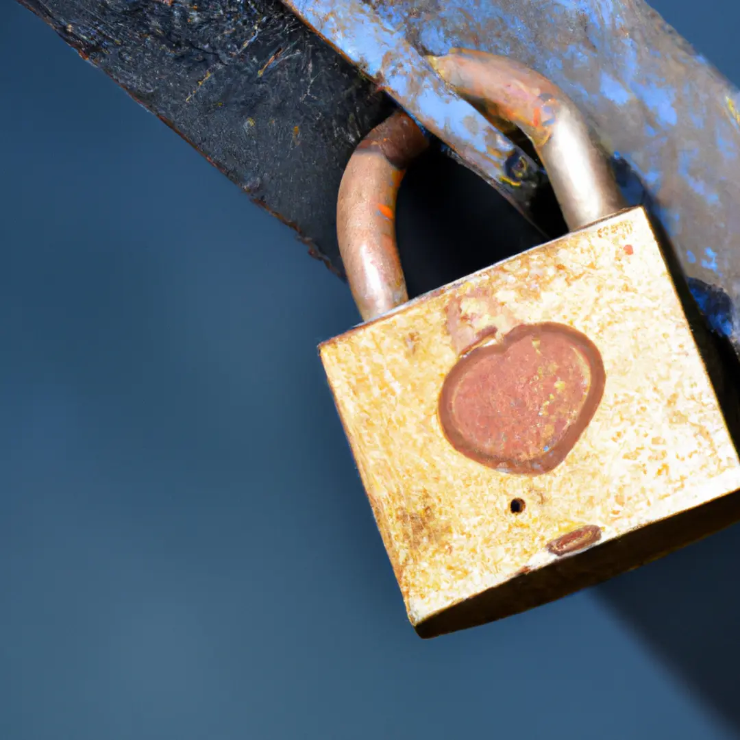 Image: A locked padlock symbolizing the importance of safeguarding trade secrets and confidential information in a startup.