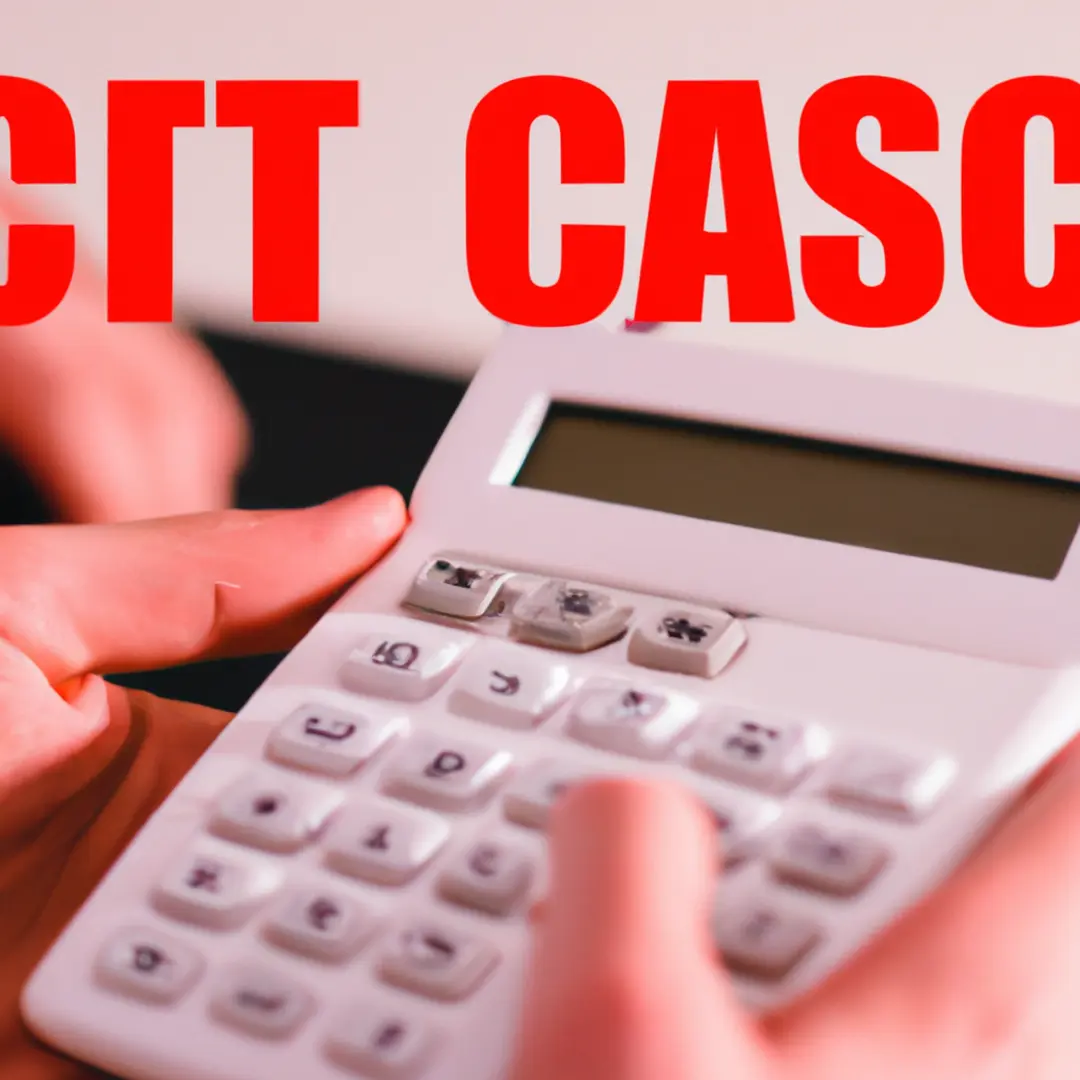 A person holding a calculator with the words CAC Cost on the screen.