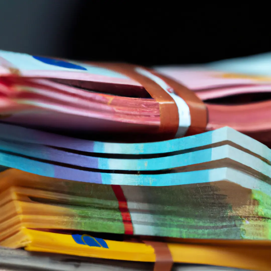 Stacks of money representing the challenges of raising capital for startups within legal frameworks.