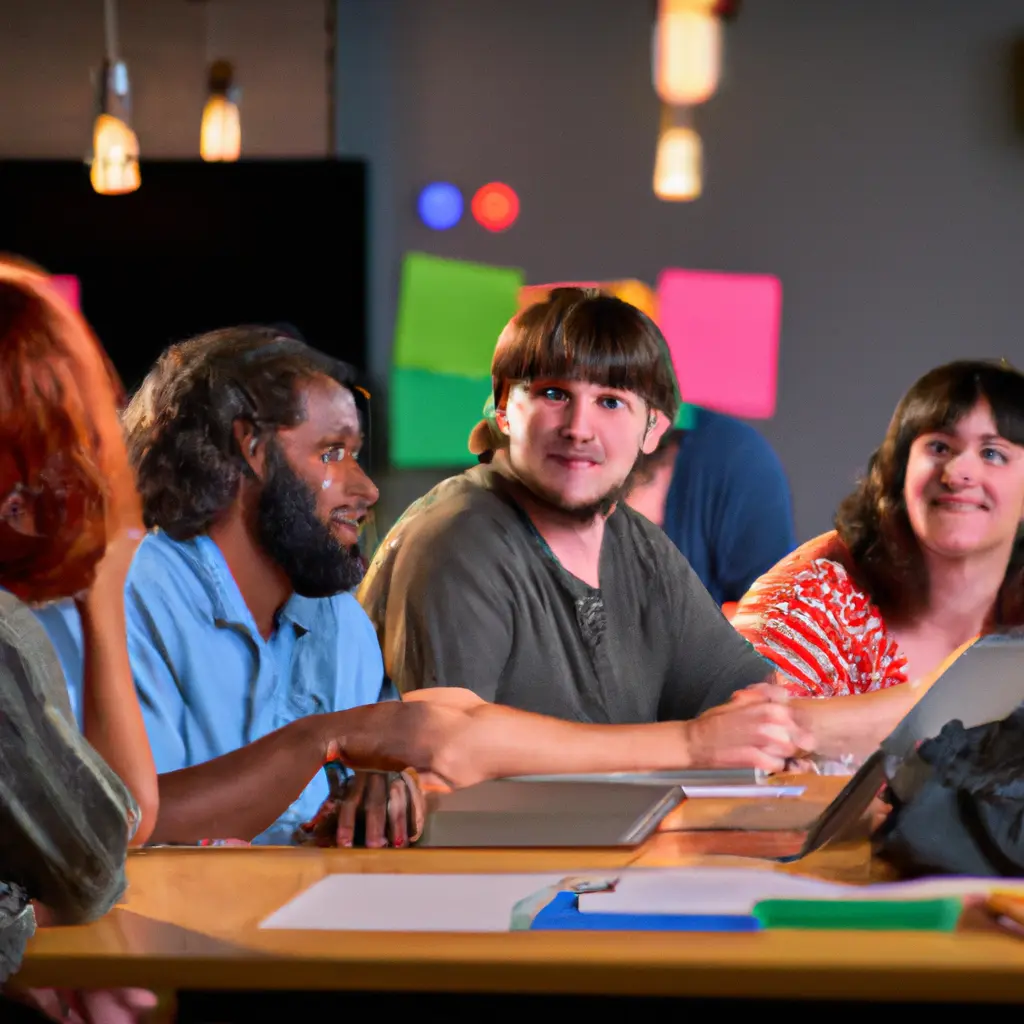 Diverse group of employees in a startup office, representing the importance of legal practices in hiring.