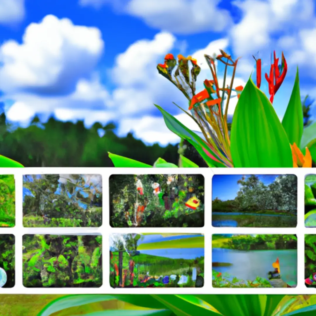 A computer screen displaying a variety of images generated by an AI program.