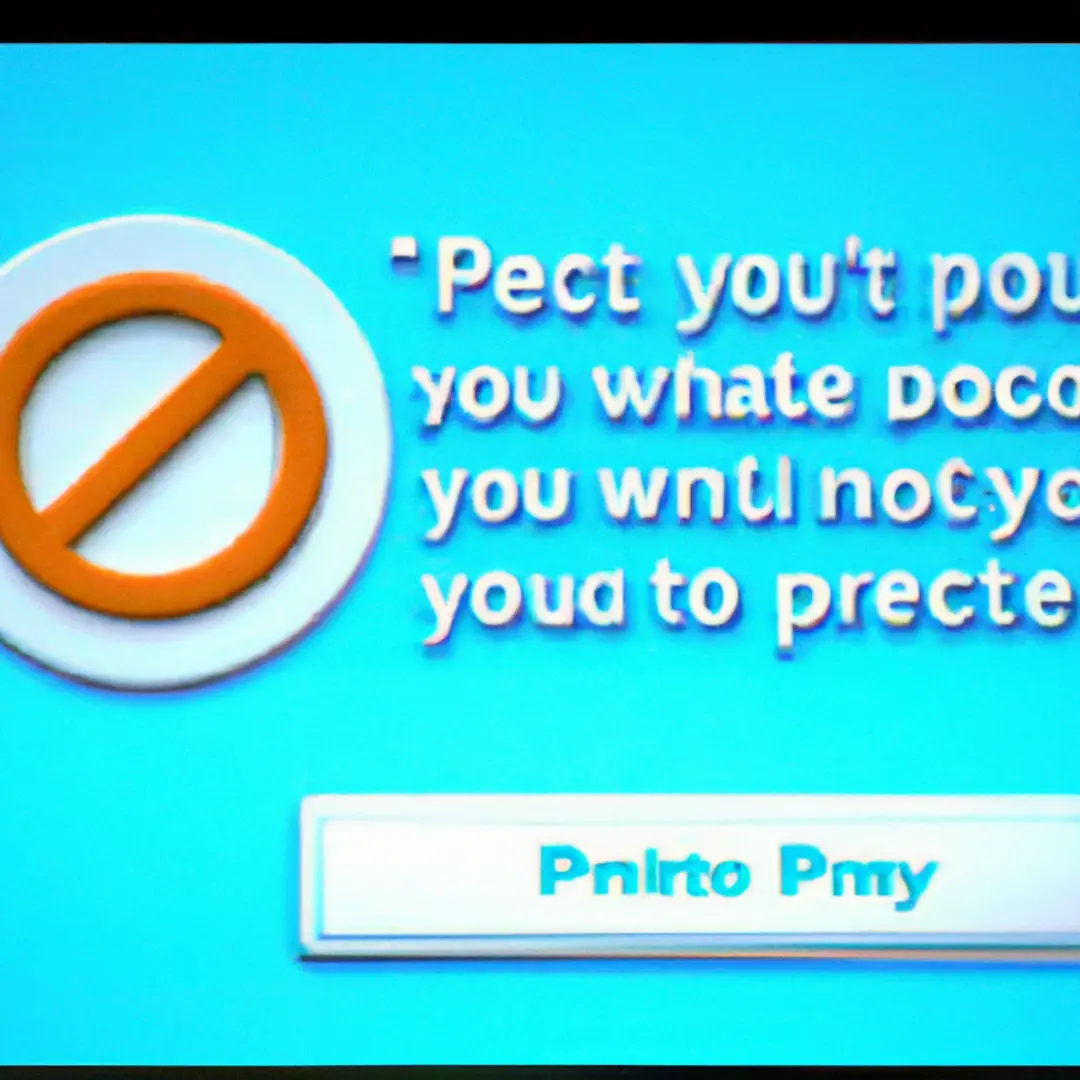 Image of a computer screen displaying a pop-up window asking for permission to use third-party cookies.