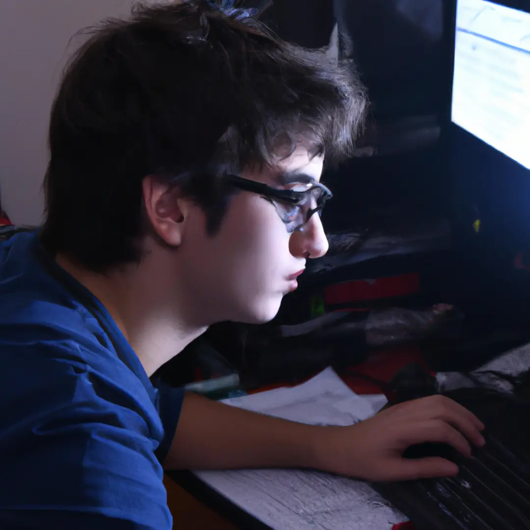 A digital marketer analyzing SEO data on a computer in a cookieless internet environment.