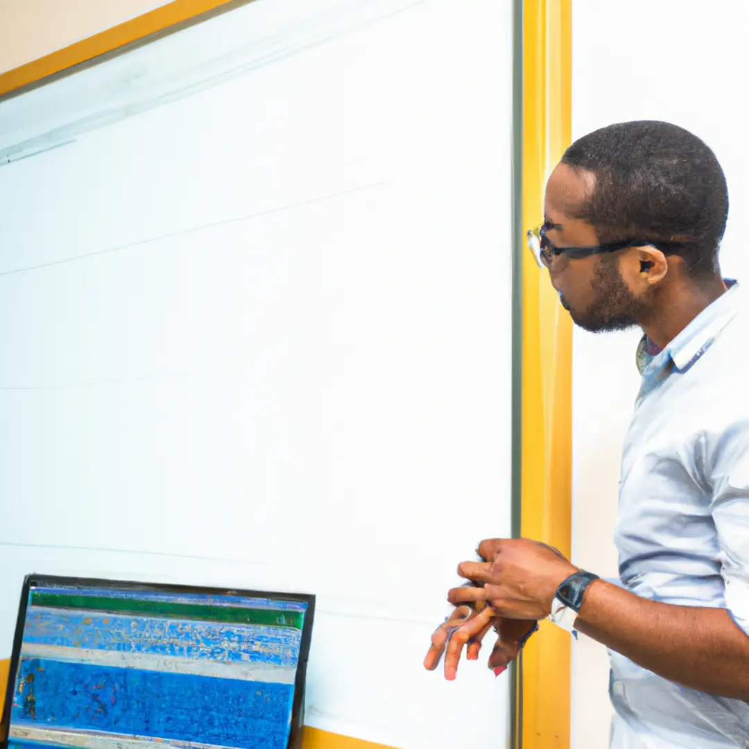 Image of a digital marketer analyzing audience engagement data on a computer screen.