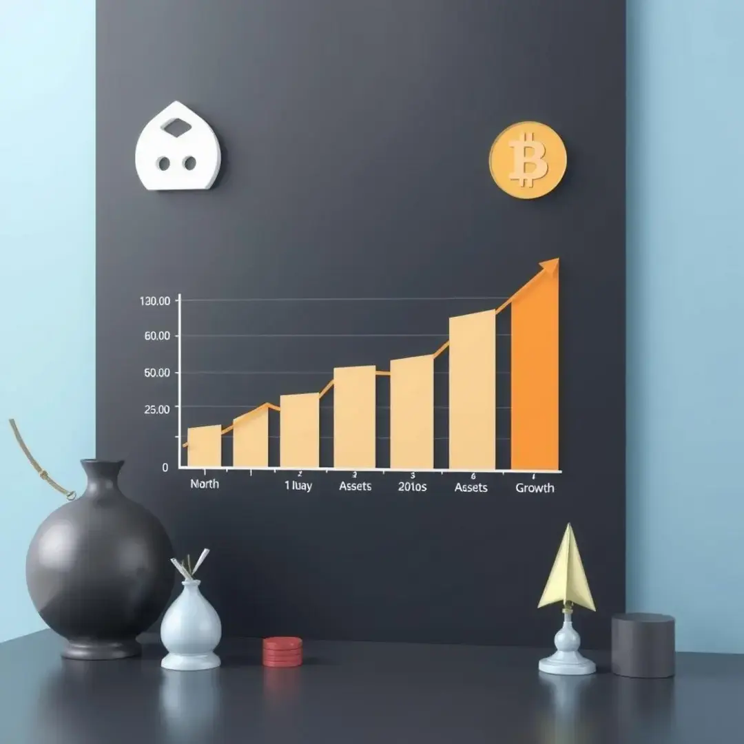 Graph showing tax savings, assets, and growth potential for startups.