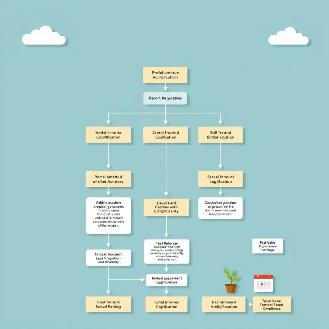 Flowchart illustrating multi-level regulations and compliance pathways.