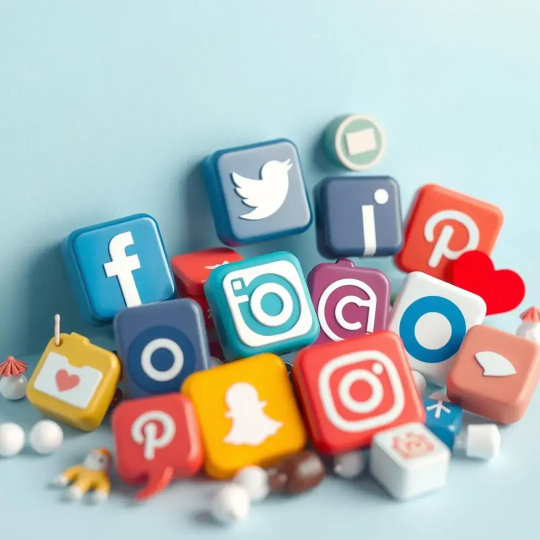 Diverse social media icons with tailored engagement strategies.