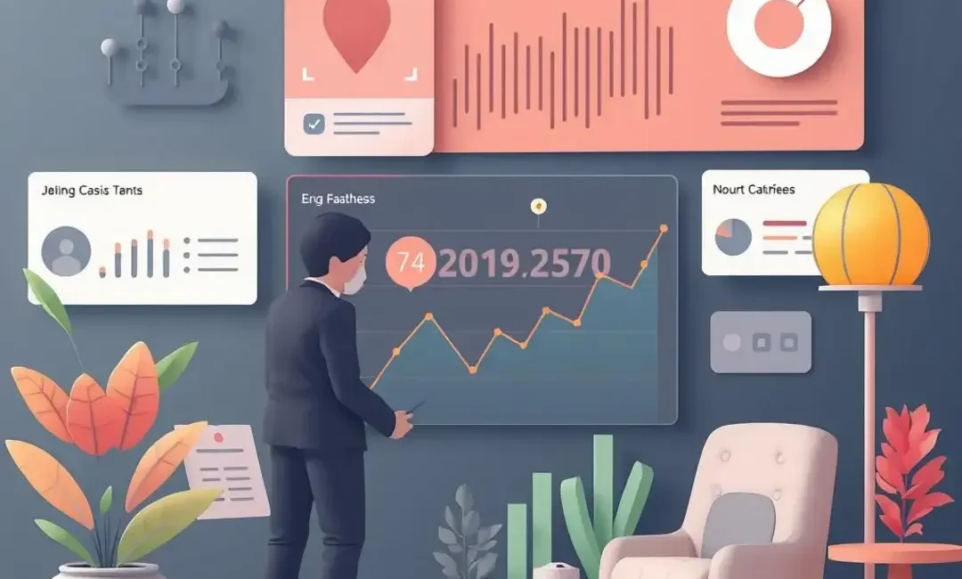 Sentiment Analysis 7 Graphical representation of sentiment trends with AI analysis tools.
