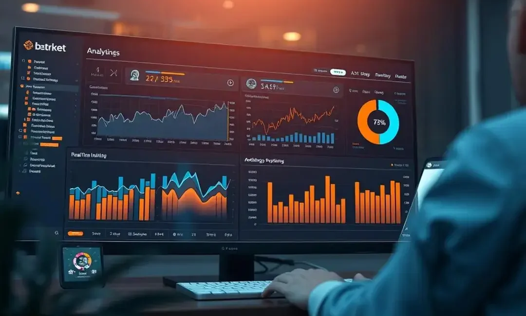 AI dashboard displaying real-time data analytics and insights.