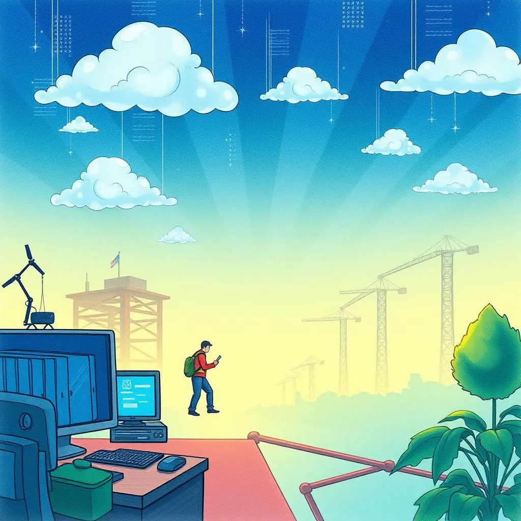 It recovery checklist builder: Generate checklists for IT recovery procedures 1 A person walking toward a bright horizon, representing IT recovery and management.