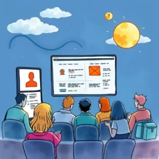 Analyzing audience opinions via digital dashboards in a marketing meeting