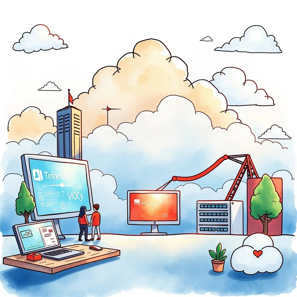 Cloud risk management planner: Identify and plan for migration risks 1 Cloud migration planning tools with visuals of data and infrastructure.