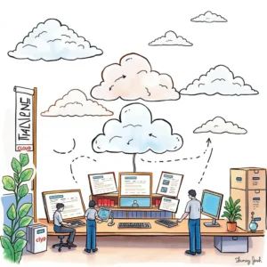 Vendor communication optimizer: Draft professional vendor communication templates 7 Drafting professional vendor communications in an IT cloud management office setting.