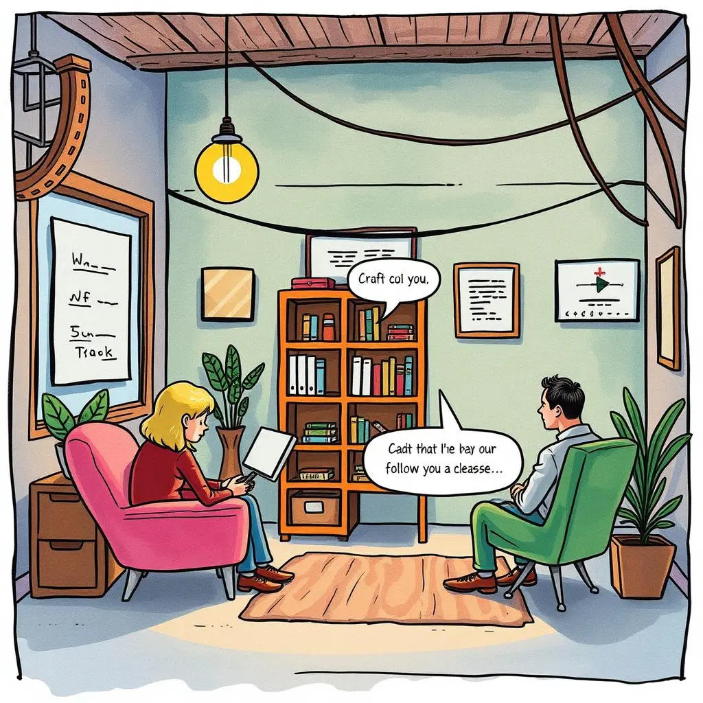 Follow up message generator: Craft personalized follow-up messages 1 Crafting follow-up messages in a comfortable customer service environment.