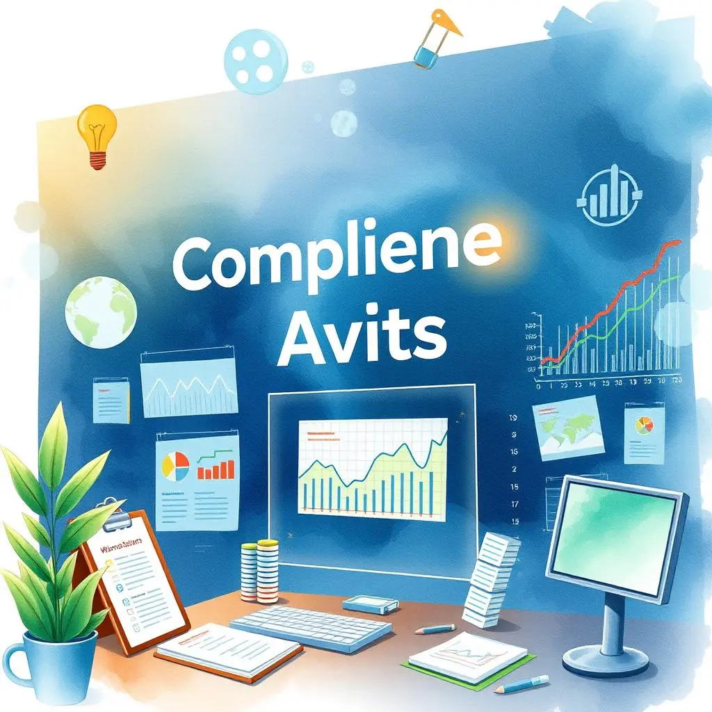 Insight visualization creator: Create visual insights from audit data 1 Visual insights dashboard for compliance audits with charts and data displays.