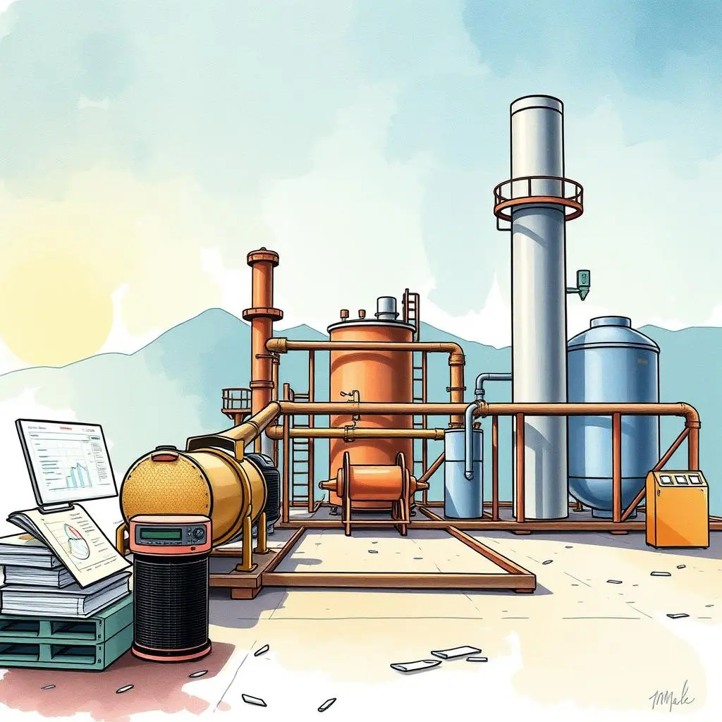 Data input analyzer: Process and structure collected data inputs 1 Data Input Analyzer tool with industrial equipment for cost analysis in engineering department