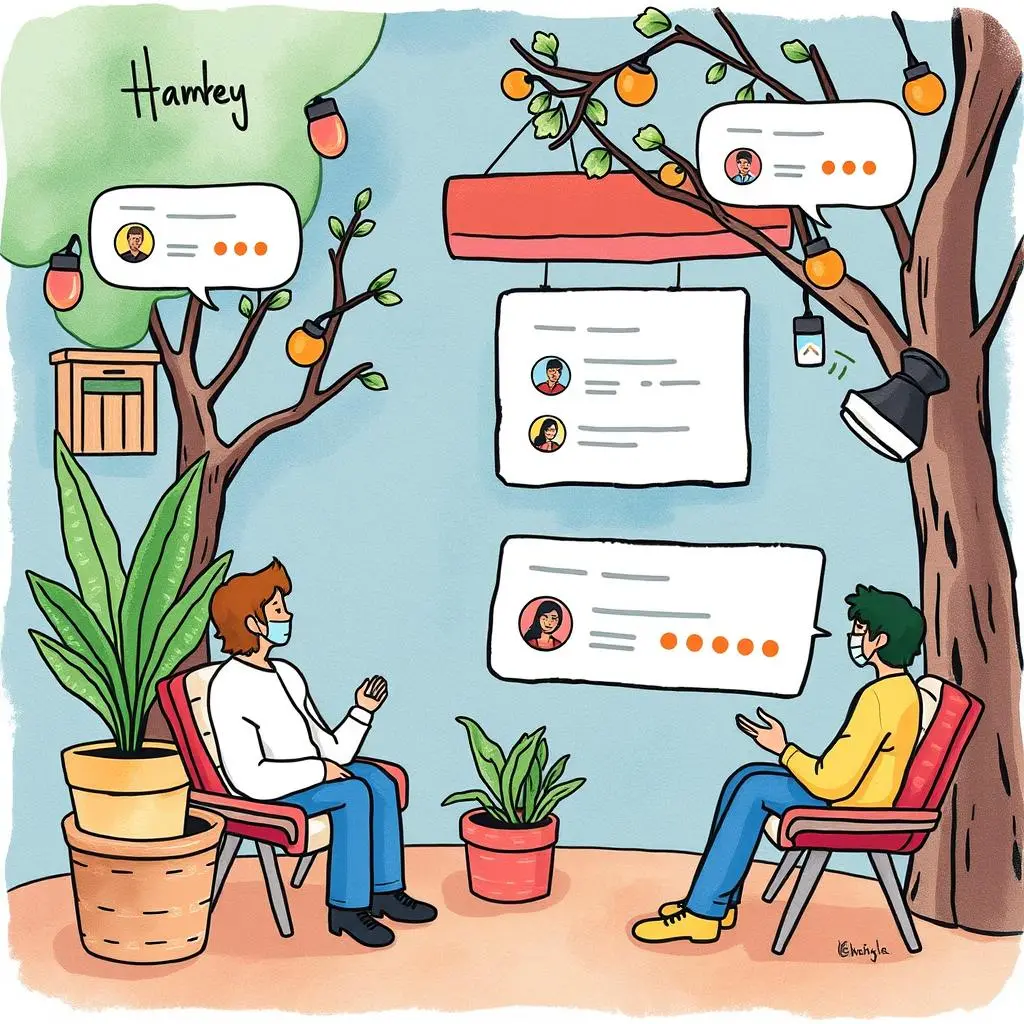 Feedback filer: Organize feedback based on predefined categories 1 Organized discussion scene in a garden setting, showcasing the Feedback Filer tool for customer insights