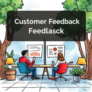 Customer service team analyzing customer feedback insights in a collaborative workspace