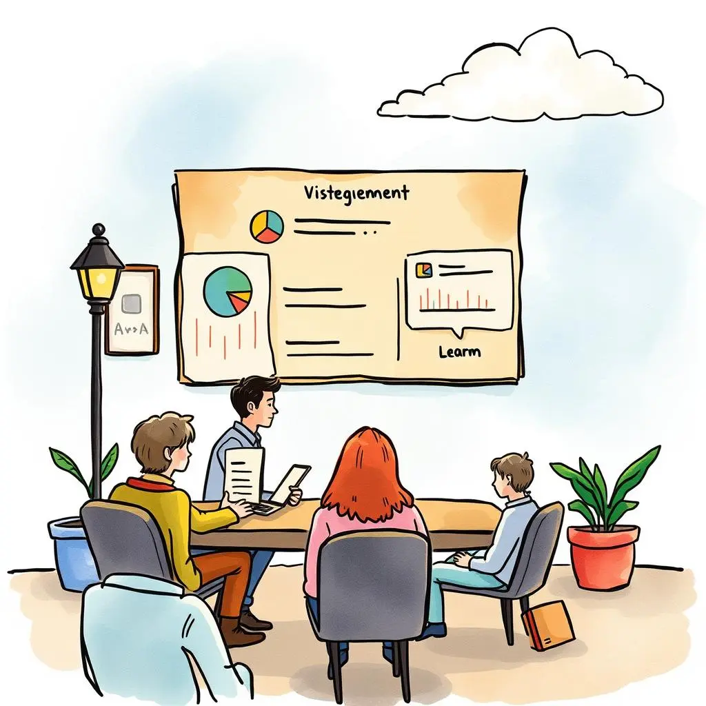 Customer reaction analyzer: Analyze and report on customer responses 1 Customer service team analyzing customer feedback data during a meeting