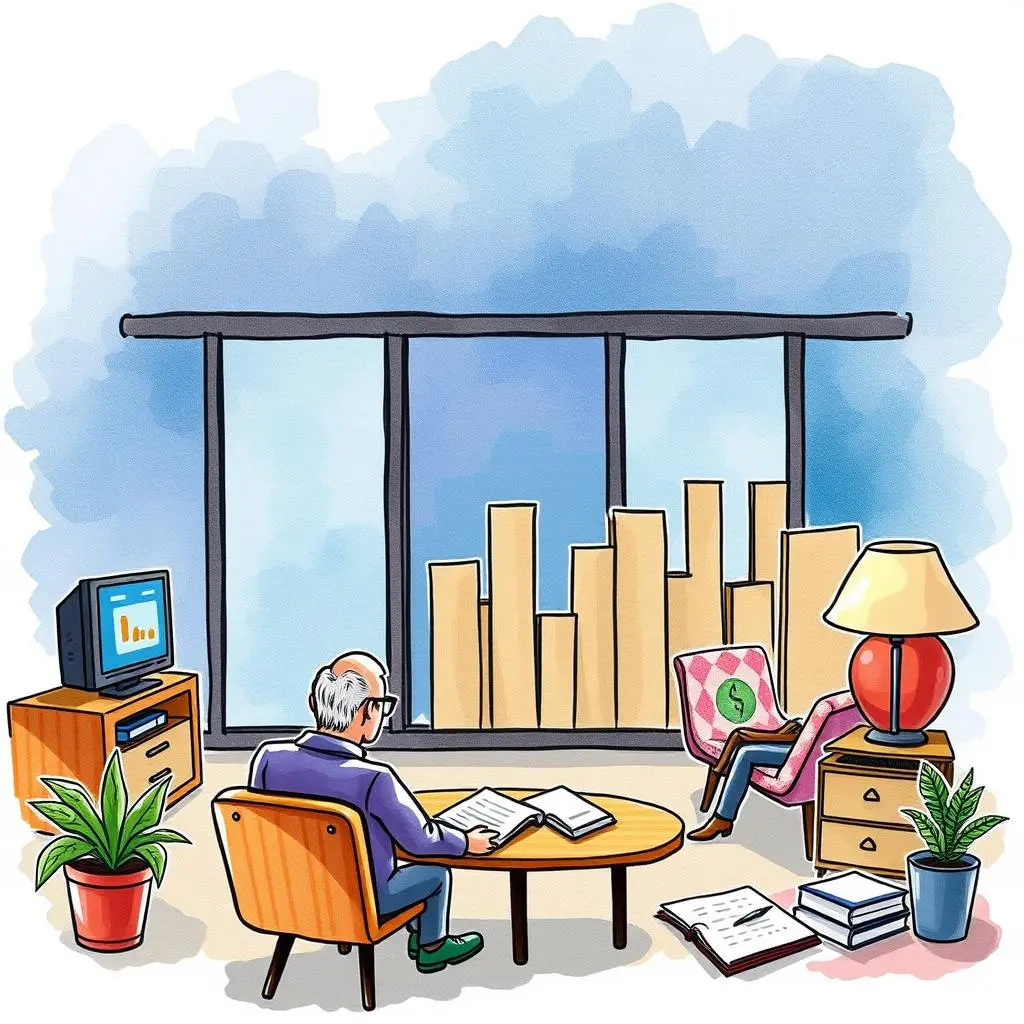 Interest rate impact assessor: Evaluate effects of interest rates on debt performance 1 Analysts evaluating interest rate effects on debt performance in an office.