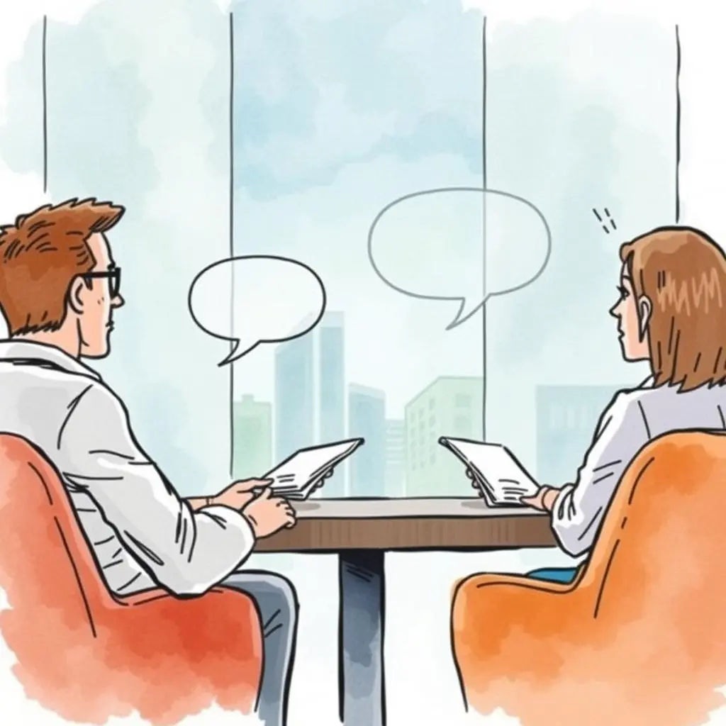 Investor opinion synthesizer: Combine investor remarks into cohesive feedback 1 Investor Relations professionals discuss feedback in a modern office setting.