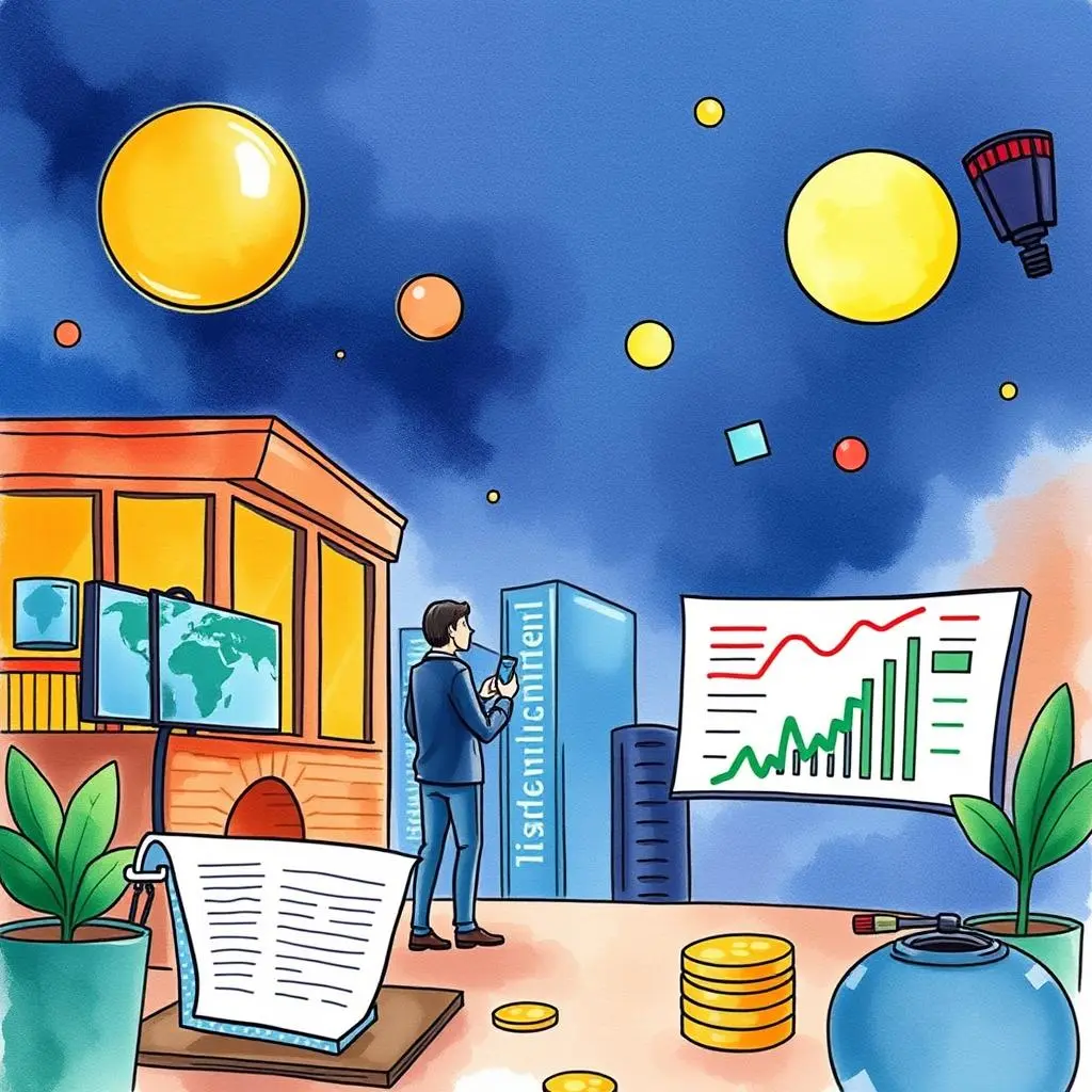 Market trend analyzer: Extract key trends in market data 1 Market Trend Analyzer tool visualization with graphs and analytics insights for finance professionals