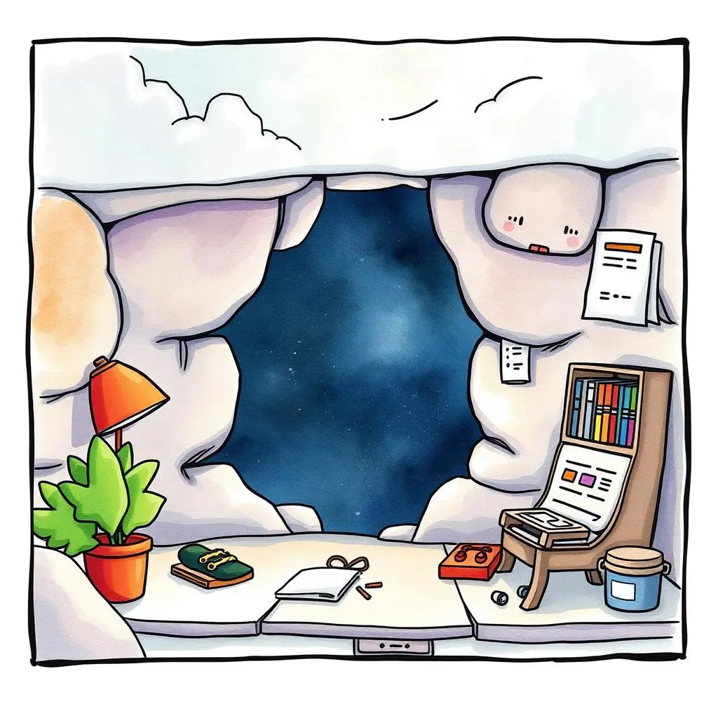 Code insight generator: Provide insights and suggestions for improvements in code 1 A cozy workspace with books, a plant, and a computer.
