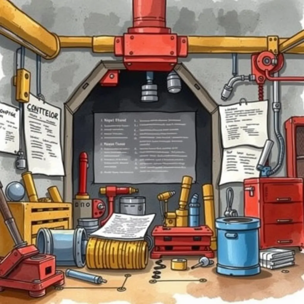 Engineering report formatter: Format design reports from raw text inputs 1 Engineering workspace filled with tools and plans for formatting design reports.