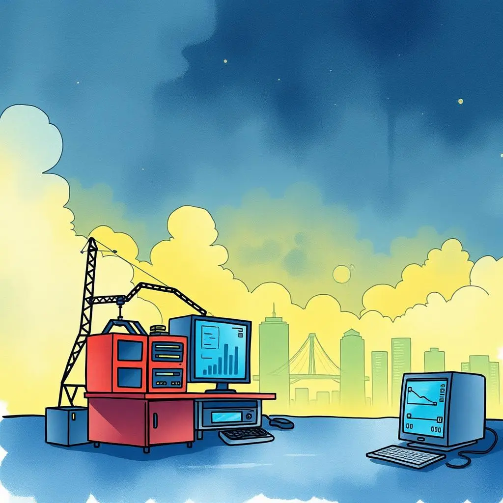 Test plan evaluator: Analyze and optimize disaster recovery plans 1 Illustration of an it workspace for disaster recovery evaluation and analysis.