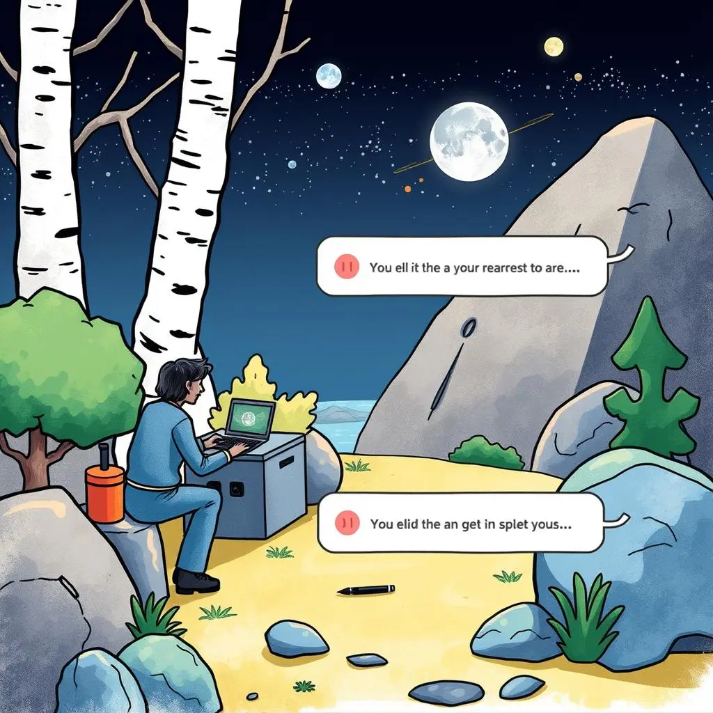 Feedback integration assistant: Combine user comments for improved documentation approval 1 A person using a laptop outdoors, integrating user feedback for documentation.