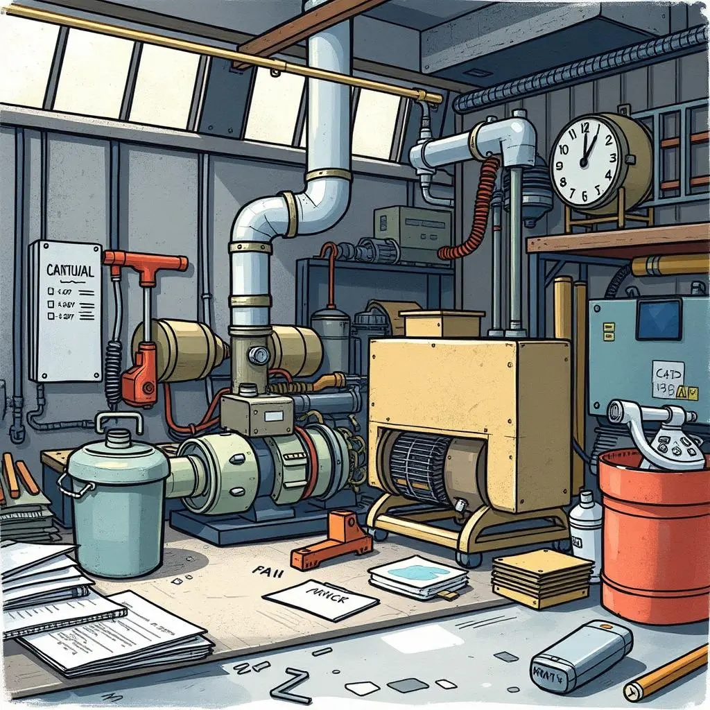 Equipment cleaning log: Generate logs to track cleaning history of machines 1 Equipment cleaning log tools and machinery in a production environment showcasing cleaning processes