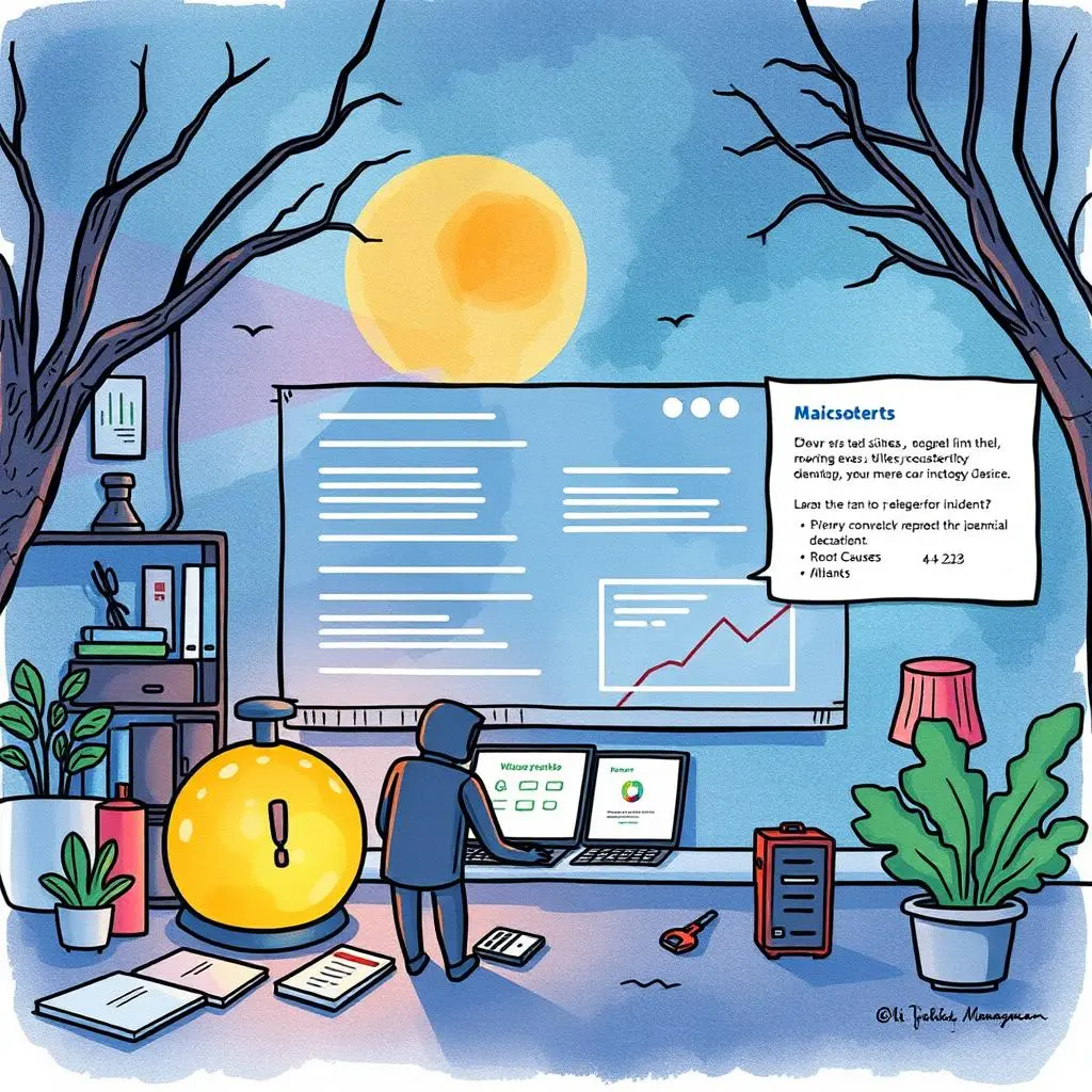 Root cause identifier: Generate text outputs for potential root causes of incidents 1 A person analyzing data on a laptop in a cozy workspace.