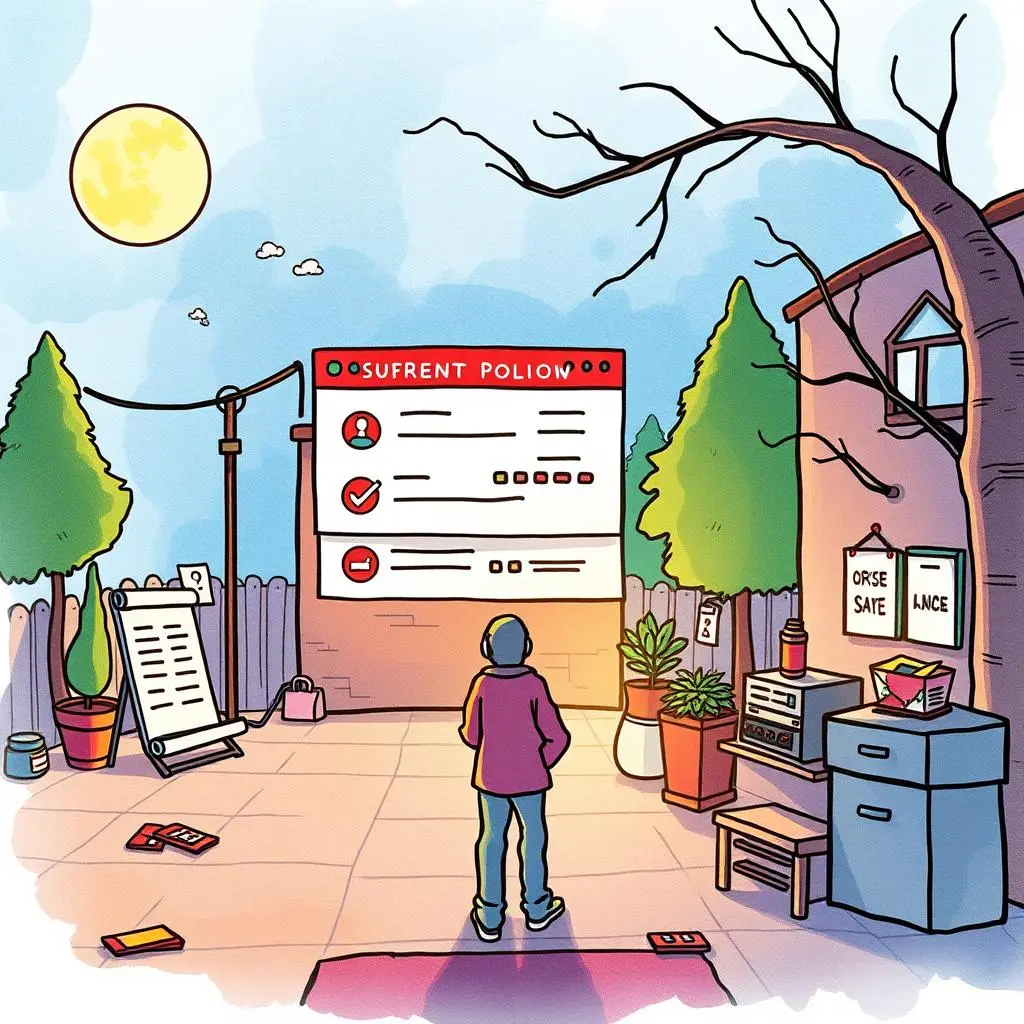 Text-based incident policy creator: Generate incident policies from user input 1 Person reviewing incident policies in a sunny outdoor setting.
