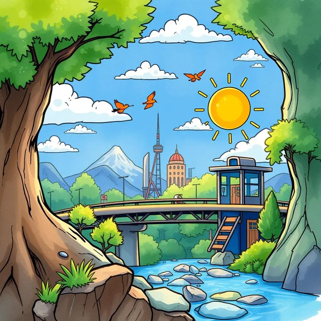 Data quality checker: Assess and improve data quality instantly 1 Sunny outdoor scene with a bridge, river, and city skyline, symbolizing data connectivity.