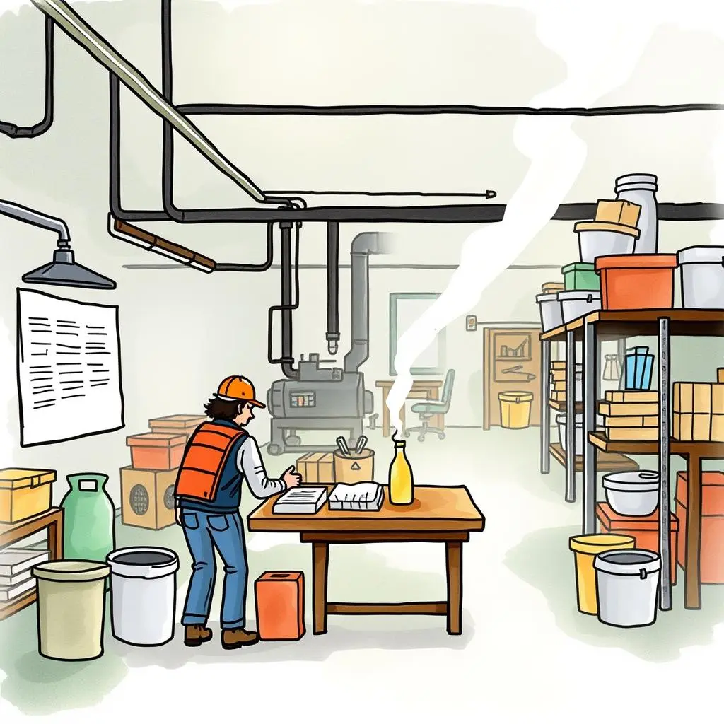 Bottleneck identification assistant: Identify bottlenecks from process narratives 1 Bottleneck analysis in a manufacturing setting with a worker documenting processes at a wooden table